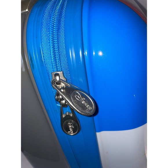 American Tourister Kids Disney Lighting McQueen Roll Aboard Hard Sided Suitcase - Picture 9 of 16